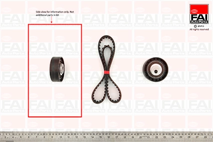 FAI AutoParts Fogasszíjkészlet - TBK102 - TothCarparts