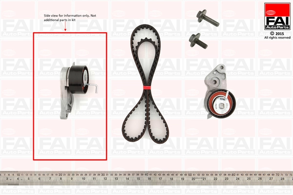 FAI AutoParts Fogasszíjkészlet - TBK104 - TothCarparts