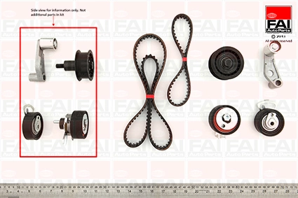 FAI AutoParts Fogasszíjkészlet - TBK160 - TothCarparts
