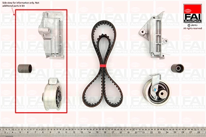 FAI AutoParts Fogasszíjkészlet - TBK168 - TothCarparts