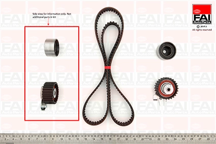 FAI AutoParts Fogasszíjkészlet - TBK179 - TothCarparts