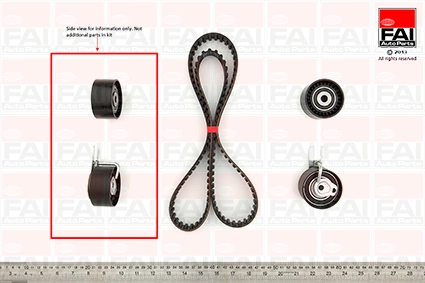 FAI AutoParts Fogasszíjkészlet - TBK190 - TothCarparts