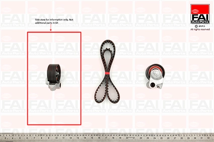 FAI AutoParts Fogasszíjkészlet - TBK450 - TothCarparts