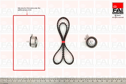 FAI AutoParts Fogasszíjkészlet - TBK53 - TothCarparts