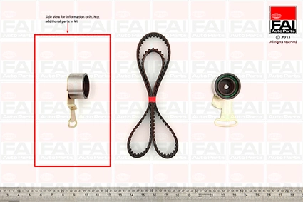 FAI AutoParts Fogasszíjkészlet - TBK81 - TothCarparts