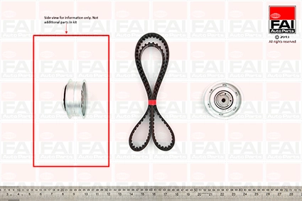 FAI AutoParts Fogasszíjkészlet - TBK90 - TothCarparts