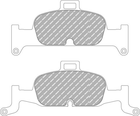 FERODO RACING fékbetétkészlet, tárcsafék - FCP4616H - TothCarparts