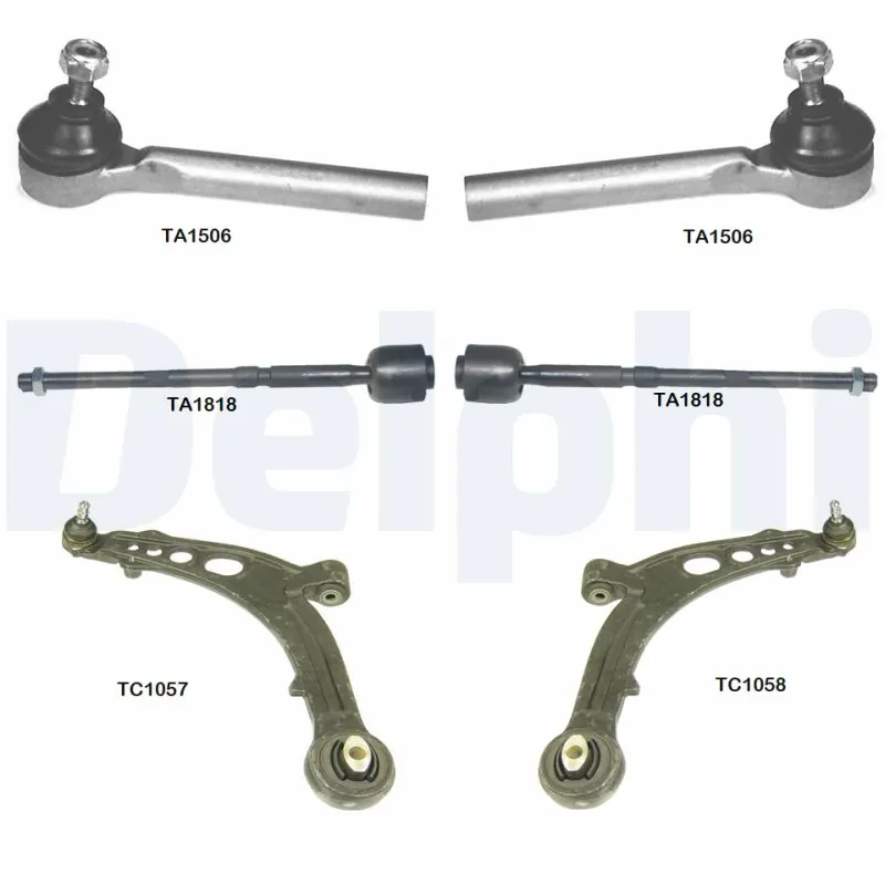 DELPHI javítókészlet, keresztlengőkar - TC1960KIT - TothCarparts