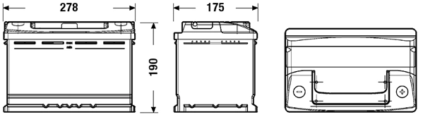 TUDOR Indító akkumulátor - TC700 - TothCarparts