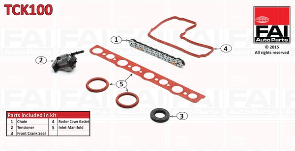 FAI AutoParts vezérműlánc készlet - TCK100 - TothCarparts