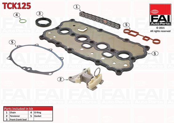 FAI AutoParts vezérműlánc készlet - TCK125 - TothCarparts