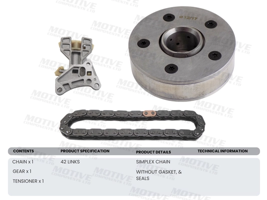 MOTIVE vezérműlánc készlet - TCK218VVT - TothCarparts
