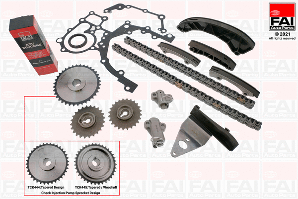 FAI AutoParts vezérműlánc készlet - TCK444 - TothCarparts