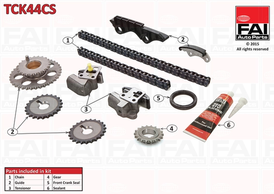 FAI AutoParts vezérműlánc készlet - TCK44CS - TothCarparts