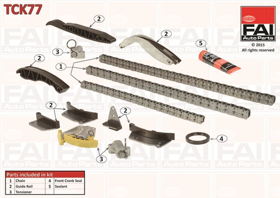 FAI AutoParts vezérműlánc készlet - TCK77 - TothCarparts