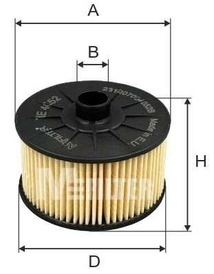 MFILTER olajszűrő - TE 4052 - TothCarparts