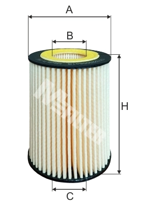 MFILTER olajszűrő - TE 601 - TothCarparts
