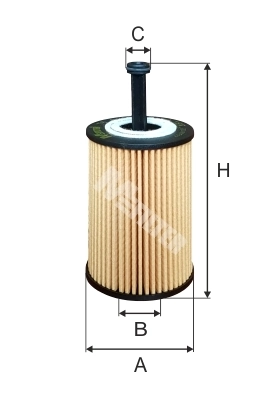 MFILTER olajszűrő - TE 614 - TothCarparts