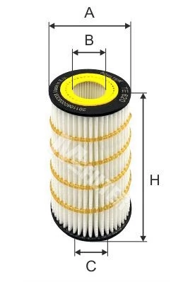 MFILTER olajszűrő - TE 620 - TothCarparts
