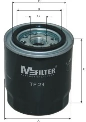 MFILTER olajszűrő - TF 24 - TothCarparts