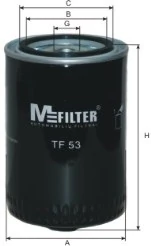 MFILTER olajszűrő - TF 53 - TothCarparts