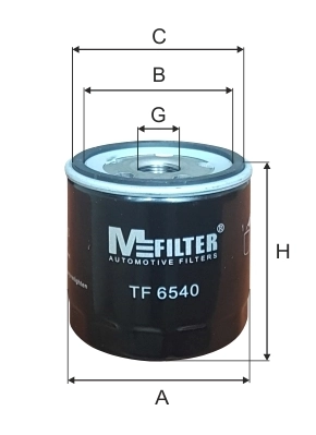 MFILTER olajszűrő - TF 6540 - TothCarparts