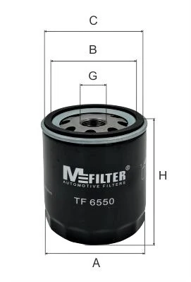 MFILTER olajszűrő - TF 6550 - TothCarparts