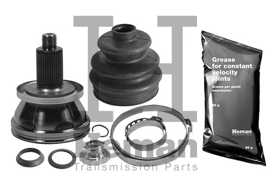 HEMAN csuklókészlet, hajtótengely - TJ04480 - TothCarparts