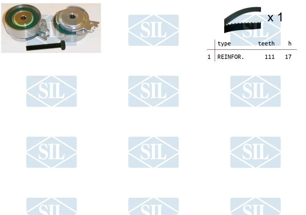 Saleri SIL Fogasszíjkészlet - TK1005 - TothCarparts