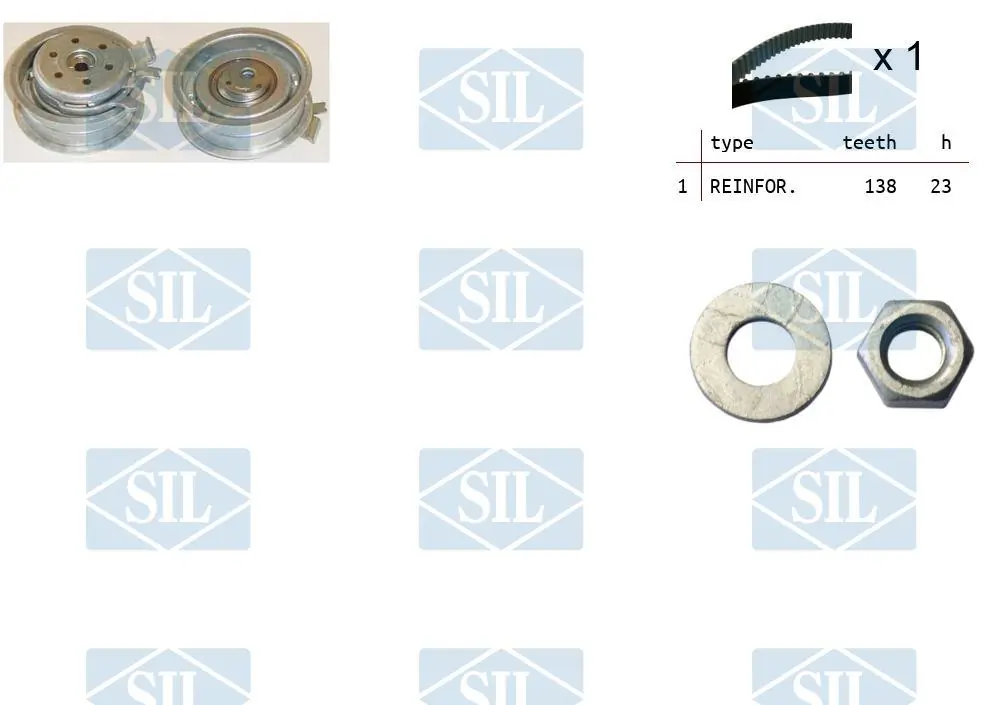 Saleri SIL Fogasszíjkészlet - TK1013 - TothCarparts