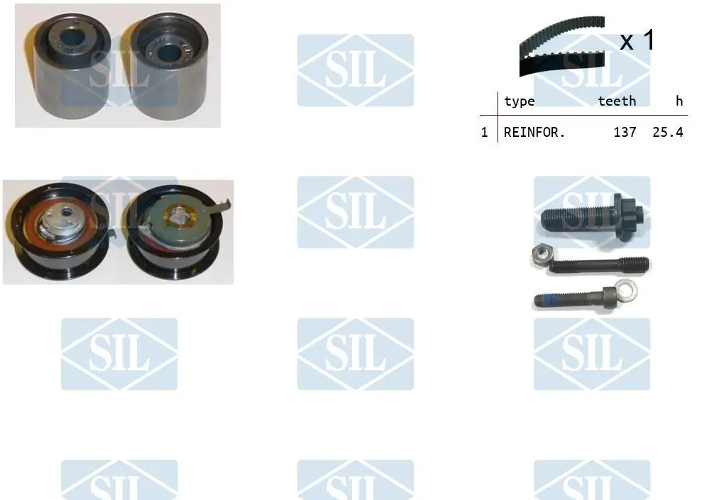 Saleri SIL Fogasszíjkészlet - TK1017 - TothCarparts