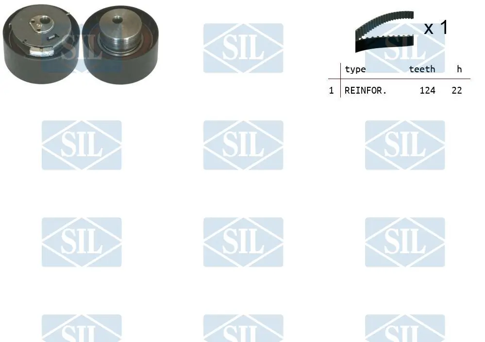 Saleri SIL Fogasszíjkészlet - TK1034 - TothCarparts