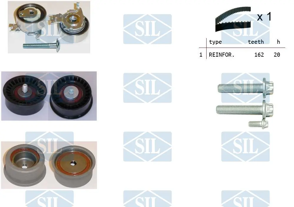 Saleri SIL Fogasszíjkészlet - TK1041 - TothCarparts
