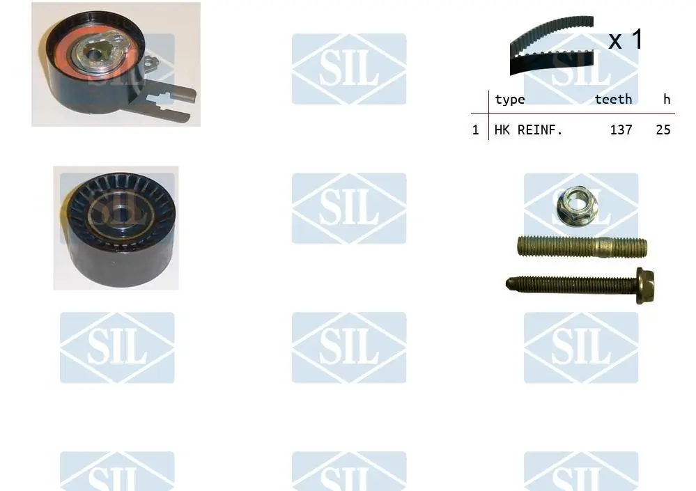 Saleri SIL Fogasszíjkészlet - TK1058 - TothCarparts
