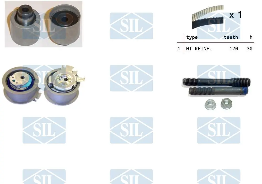 Saleri SIL Fogasszíjkészlet - TK1061 - TothCarparts