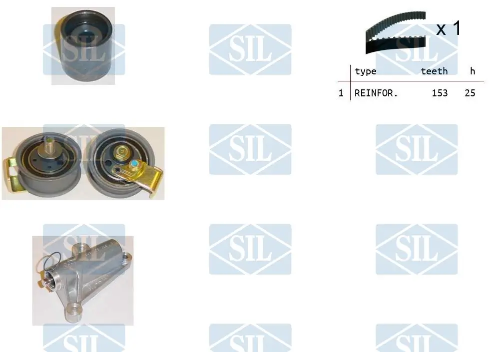 Saleri SIL Fogasszíjkészlet - TK1106 - TothCarparts