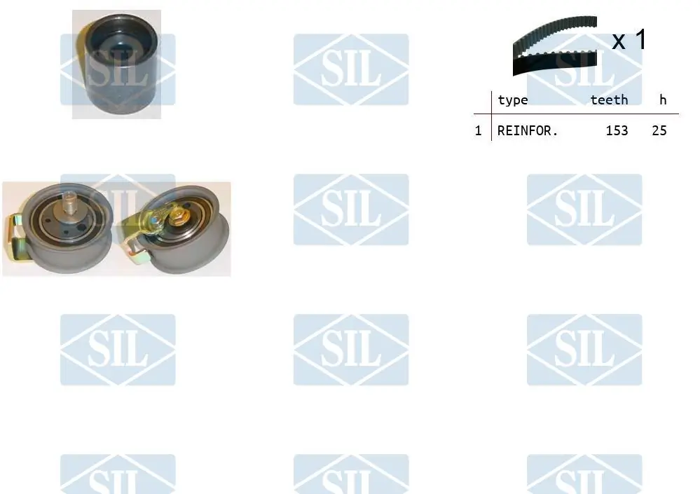 Saleri SIL Fogasszíjkészlet - TK1107 - TothCarparts