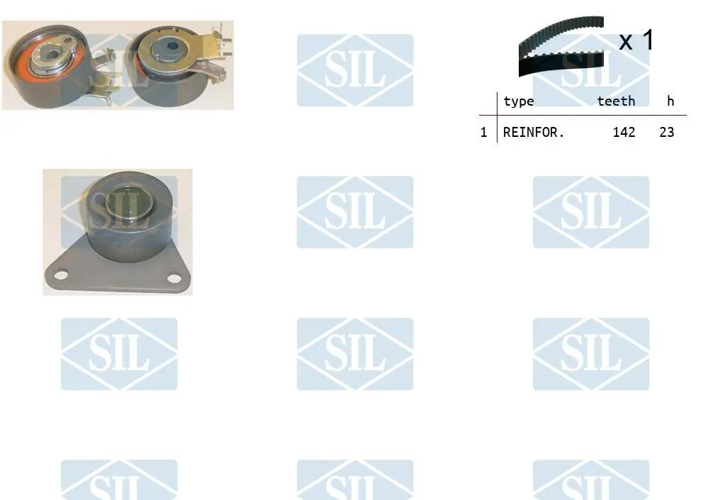Saleri SIL Fogasszíjkészlet - TK1110 - TothCarparts