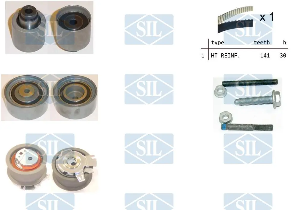 Saleri SIL Fogasszíjkészlet - TK1126 - TothCarparts