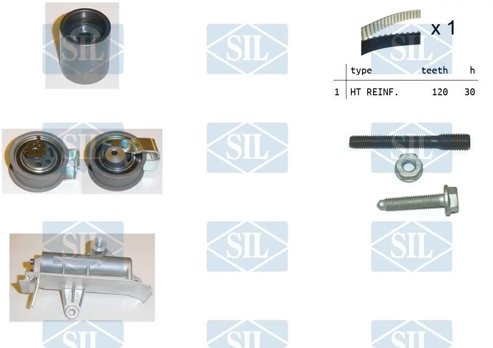 Saleri SIL Fogasszíjkészlet - TK1138 - TothCarparts