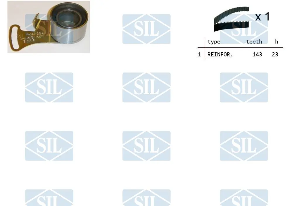 Saleri SIL Fogasszíjkészlet - TK1147 - TothCarparts