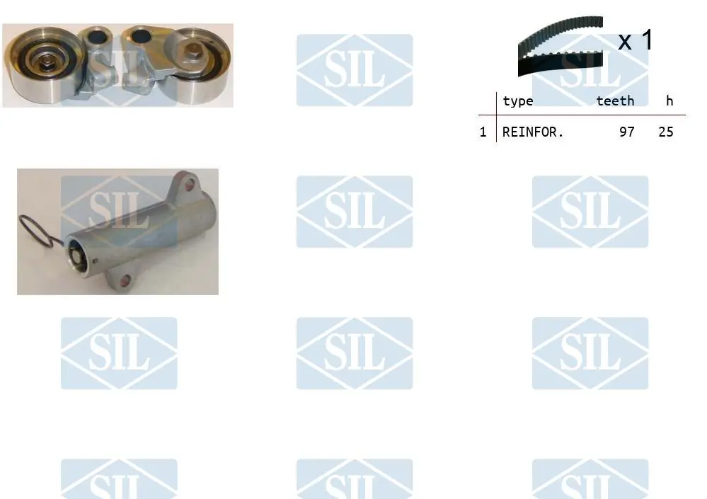 Saleri SIL Fogasszíjkészlet - TK1271 - TothCarparts