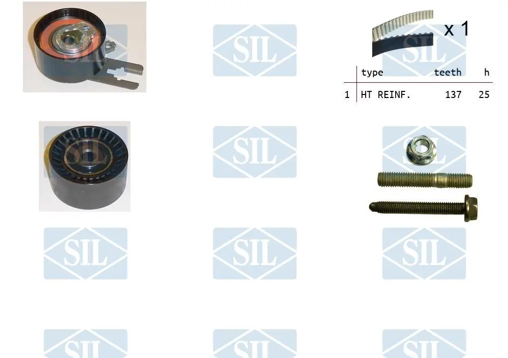 Saleri SIL Fogasszíjkészlet - TK1279 - TothCarparts