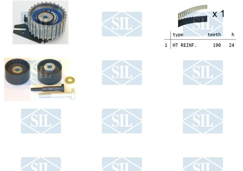 Saleri SIL Fogasszíjkészlet - TK1302 - TothCarparts