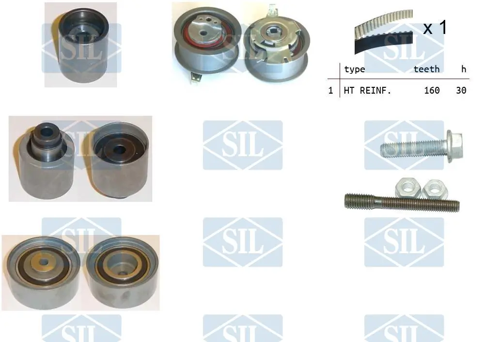 Saleri SIL Fogasszíjkészlet - TK1305 - TothCarparts