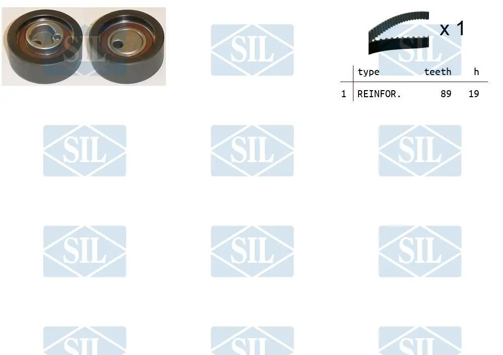 Saleri SIL Fogasszíjkészlet - TK1310 - TothCarparts