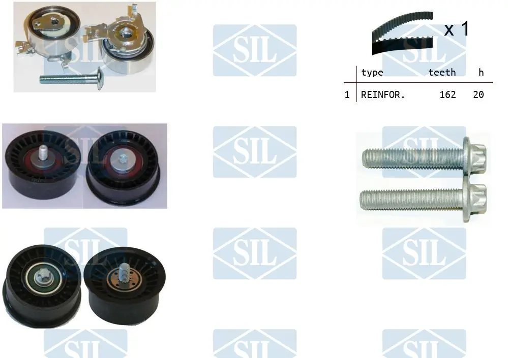 Saleri SIL Fogasszíjkészlet - TK1317 - TothCarparts