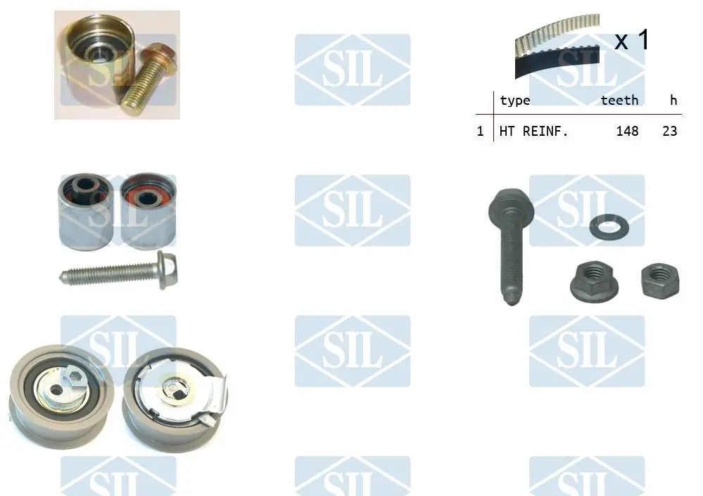 Saleri SIL Fogasszíjkészlet - TK1319 - TothCarparts