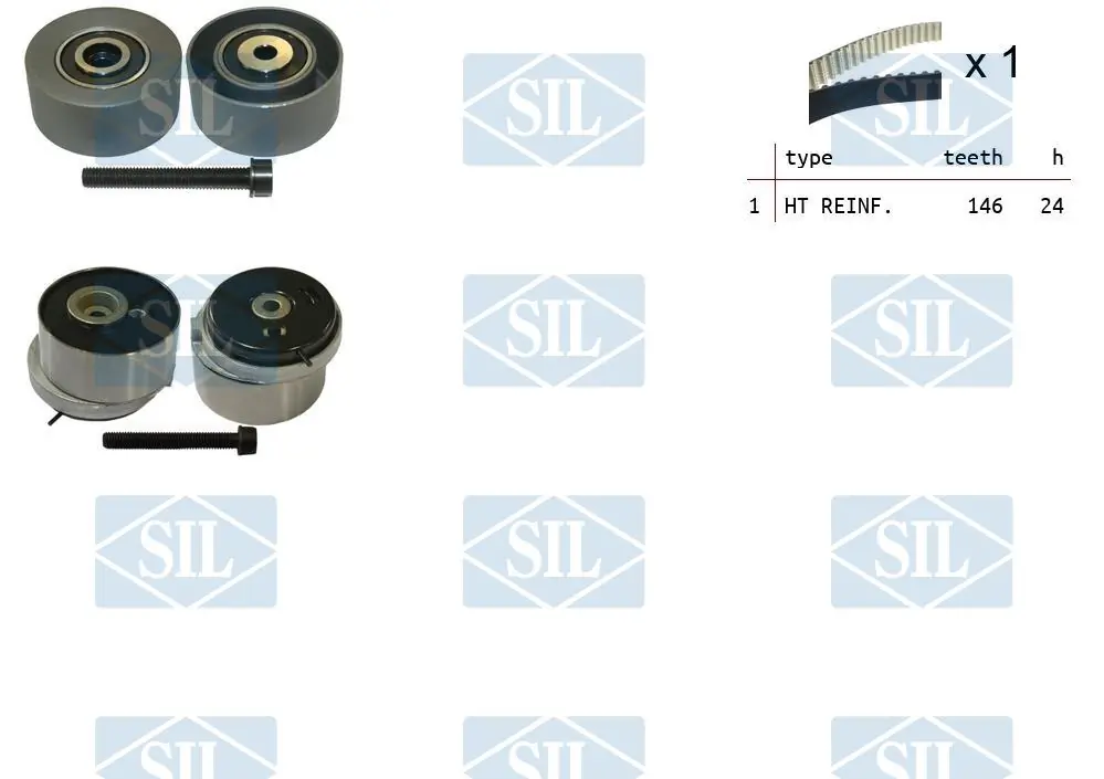 Saleri SIL Fogasszíjkészlet - TK1320 - TothCarparts