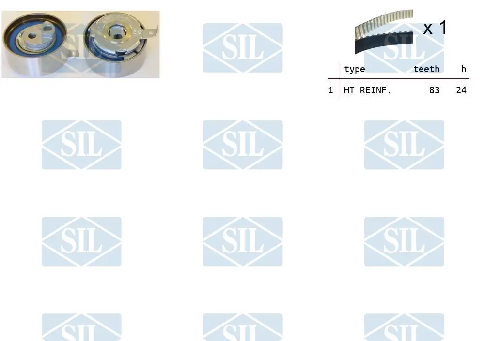 Saleri SIL Fogasszíjkészlet - TK1324 - TothCarparts